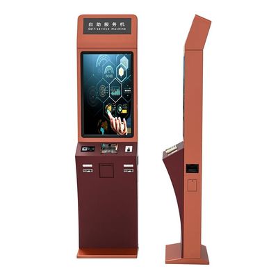 Floor Standing Touch Screen Kiosk Digital Signage Self Service Customized