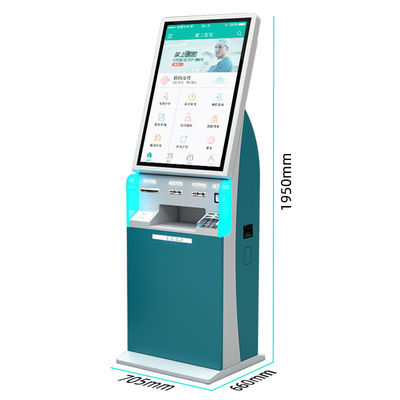 32 Inch Self Service Touch Screen Kiosk With A5 Printer and Barcode Scanner
