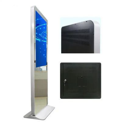 55 inch mirror Capacitive touch screen android display kiosks ultrathin
