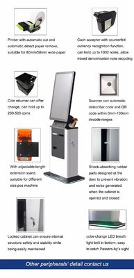 32inch Touch Screen Self Service Kiosk with Customized Branding and Multi-functional Features