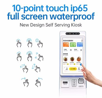 22inch/32inch Touch Screen Self Service Kiosk with Customizable Software and Multi-Payment Support for Automated Service Stations