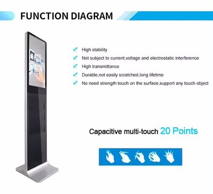 Customizable Color Low Maintenance Touch Screen Self Service Kiosk with 22 inch/32 inch Size Options