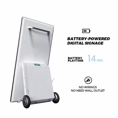 43 Inch LCD Advertising Display with 1920x1080 Resolution and 450cd/m2 Brightness for High Impact Digital Signage