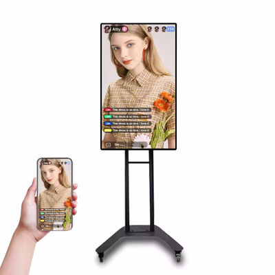 Live Broadcast LCD Advertising Display HDMI/VGA/Inputs Wireless Share Display