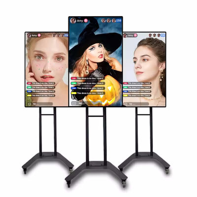 Live Broadcast LCD Advertising Display HDMI/VGA/Inputs Wireless Share Display