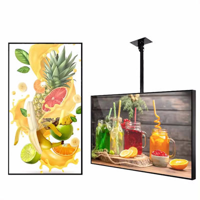 High Brightness Advertising Display Shop Window Monitor Restaurant Digital Signage