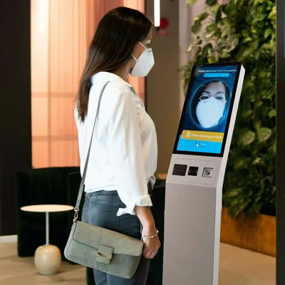 Wi-Fi/Bluetooth Connectivity Self Checkin Kiosk with 128GB SSD and Customized Color for Seamless Self-Service