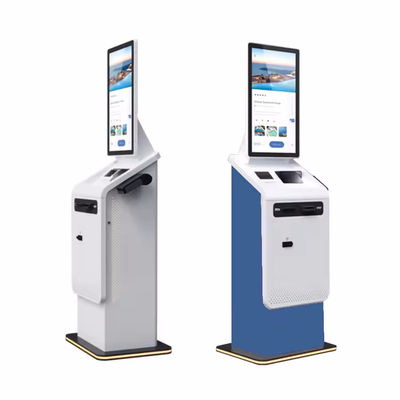 Interactive Self Service Kiosk with Face Recognition Credit Card and Mobile Payment and 128GB SSD