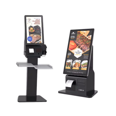 Tabletop Self Ordering Kiosk with Voice Recognition and Customizable Logo
