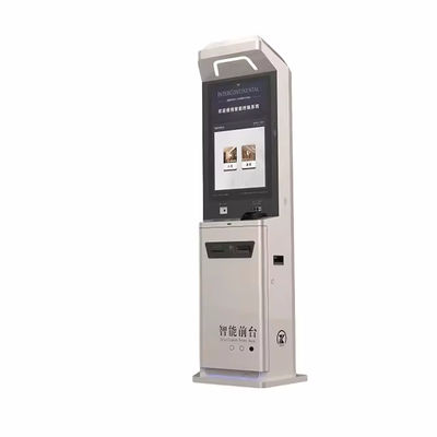 Smart Self Service Kiosk With Touchscreen Cash Acceptor And Barcode Scanner