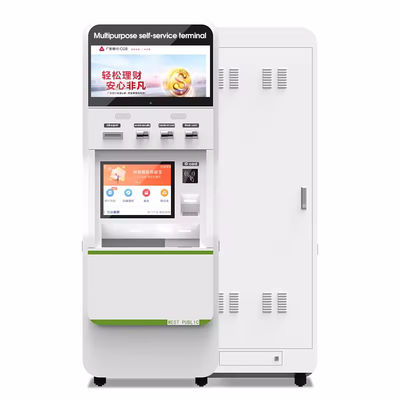 Windows 10 Self Service POS System with Dual Touchscreens and Barcode Scanner