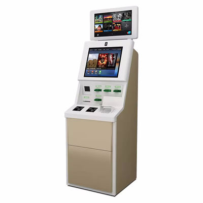 Touch Screen Self Checkin Kiosk , Self Service Kiosk With Dual Screen
