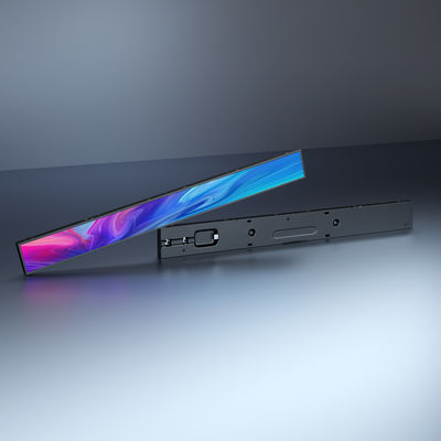 LCD Advertising Display with 350cd/m2 Brightness, 110-240V Power Supply, and Stretching Screen for Commercial Digital Signage