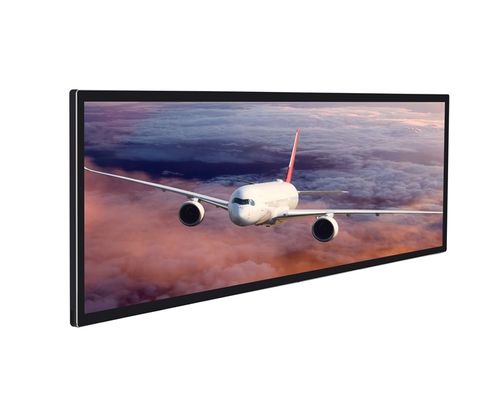Metal LCD Advertising Display With 3840*1080 Resolution And High Performance
