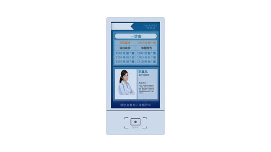 Android 24 Inch Self Service Touch Screen Kiosk Check In With Barcode Scanner