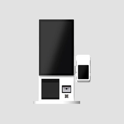 Compact and Lightweight Self Ordering Kiosk with NFC Payment and 180° Rotation Screen for Versatile Use