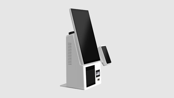 Compact and Lightweight Self Ordering Kiosk with NFC Payment and 180° Rotation Screen for Versatile Use