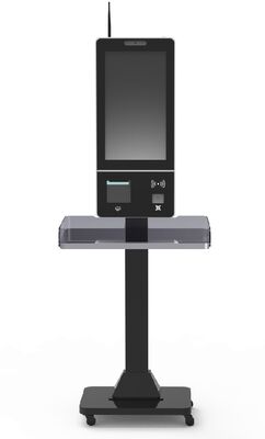 10-Point Capacitive Touch Screen Self Ordering Kiosk with 1920x1080 Resolution and Wall Mount