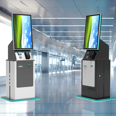 Customizable Floor Standing Self-Service Kiosk with 1920X1080 Resolution and Interactive Touch Screen