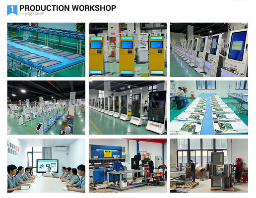 32-inch Capacitive Touch Screen Self Service Kiosk with Facial Recognition and Floor Standing Design for Hotel Check-in