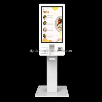 Floor Standing Touch Screen Kiosk with 2K/4K Resolution and 60,000 Hours Lifespan for Self Service Applications