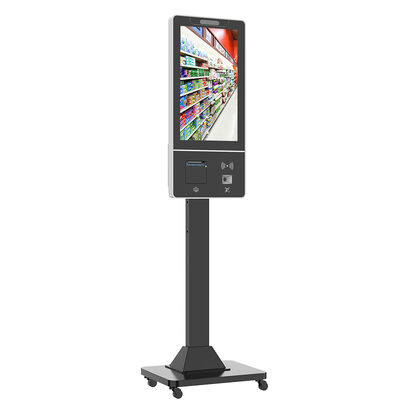 Self Service Kiosk with 1920x1080 Resolution Intel Core I5 and Wall Mount for Efficient Ordering System