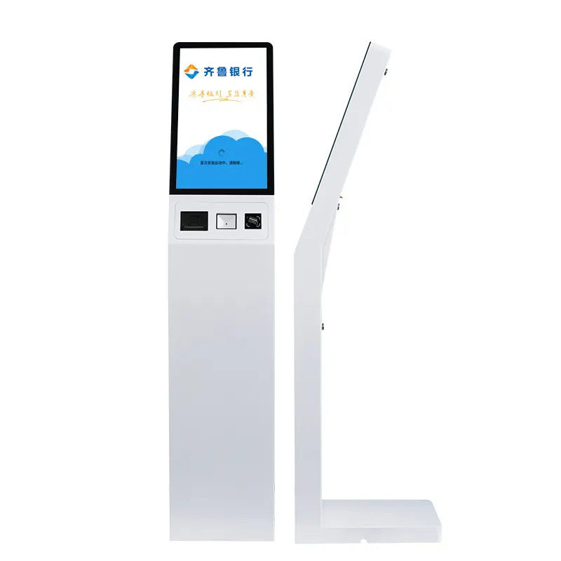 22 Inch Metal Touch Screen Kiosk with Receipt Printer for Self Service Information Display