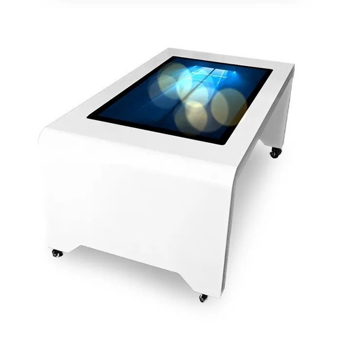 Waterproof Multi-Touch Aluminum Alloy Interactive Touch Screen Table for Dining and Gaming