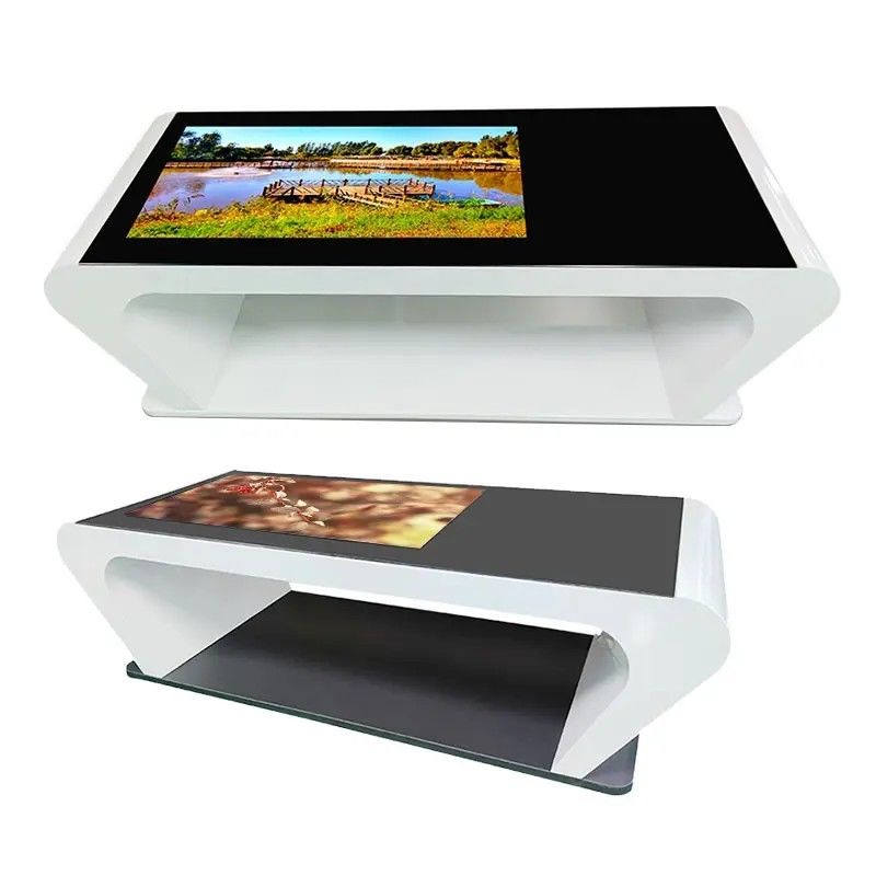 55-inch Interactive Touch Screen Table with Wireless Charge and Multi-Touch Capacitive Smart Coffee Table