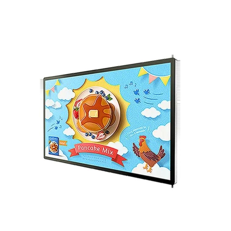 125W High Brightness LCD Advertising Display with 3000:1 Contrast for Digital Signage