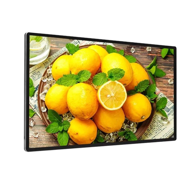 98 Inch Wall Mounted LCD Advertising Display with 1920 x 1080 Resolution and IP55 IP65 Protection