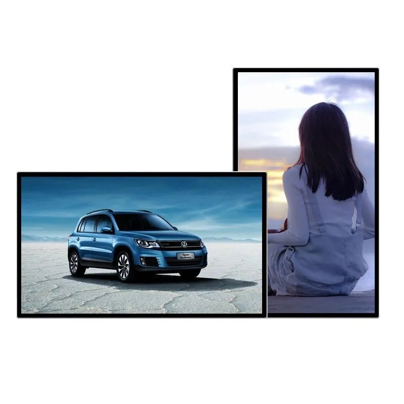 43 Inch Wall Mounted Touch Screen Digital Kiosk with 128GB SSD Storage and Capacitive Touch Display