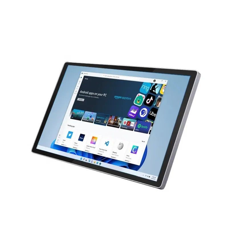 21.5 Inch Wall Mounted Touch Screen Kiosk with High Performance Processor and All In One Display