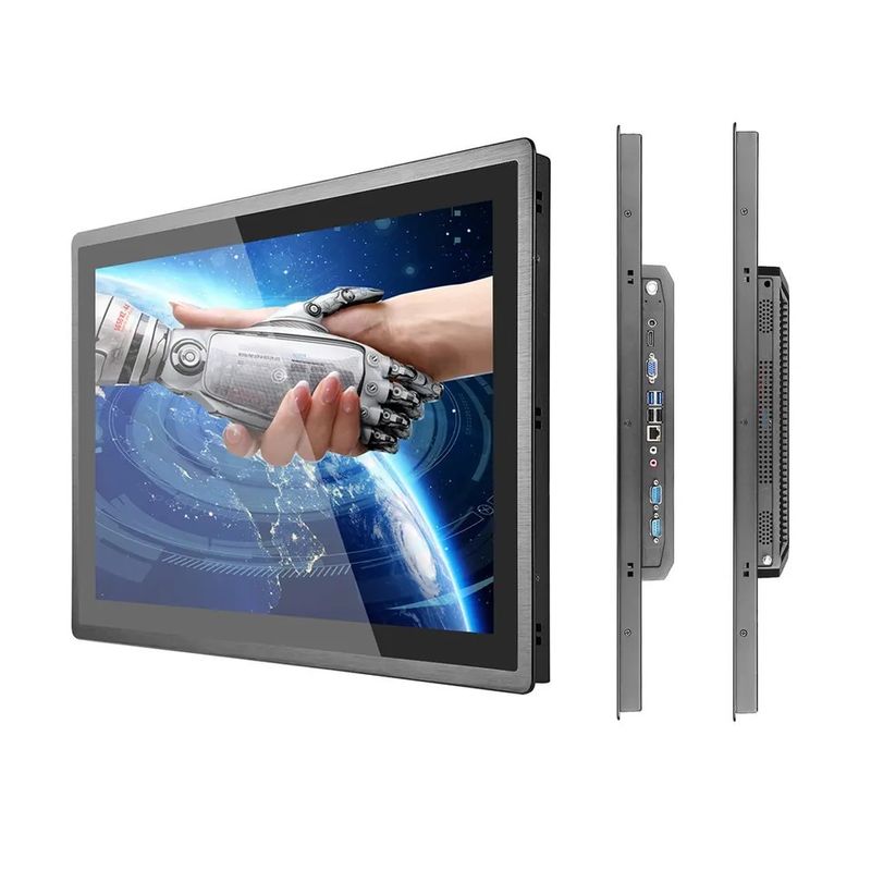 Waterproof 17 Inch Touch Screen Monitor All-in-One PC with Anti-Shock Vibration and High Brightness Display