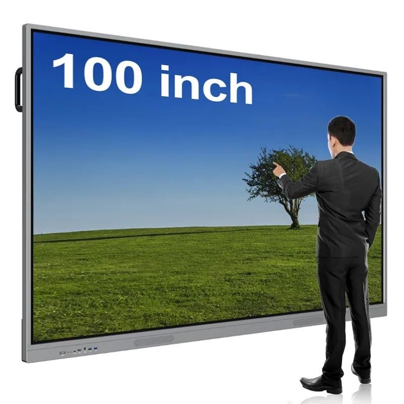 100 Inch Full HD Multi-touch Digital Interactive Whiteboard Smart Flat Panel Touch Screen Monitor