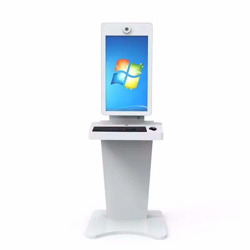32inch Metal Enclosure Touch Screen Digital Kiosk with Windows 10 and Integrated Keyboard Mouse