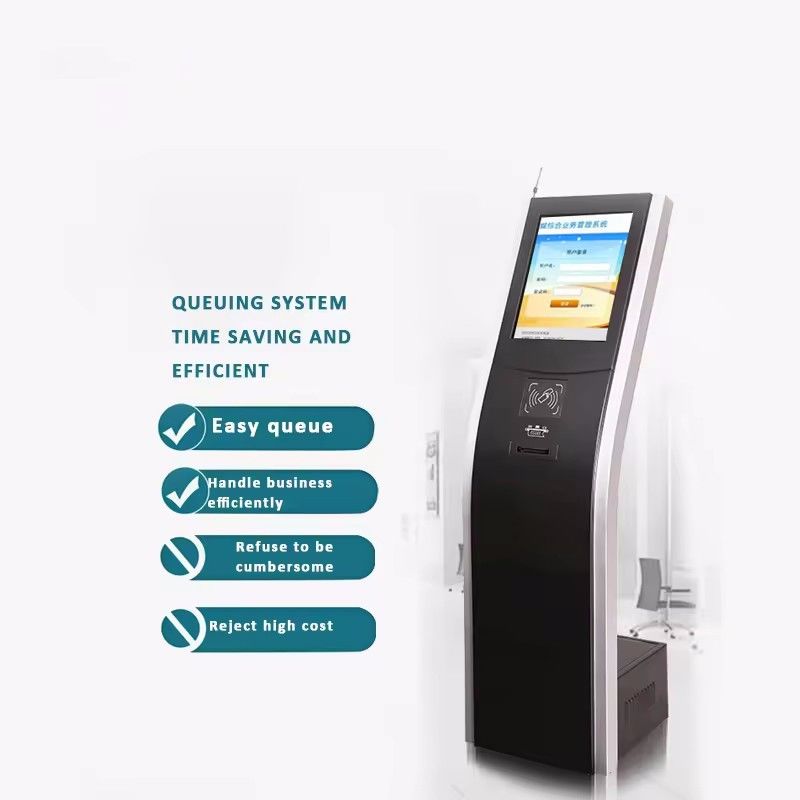 Windows 10 Touch Screen Digital Kiosk with 19inch Screen and 128GB SSD for Interactive Self-Service