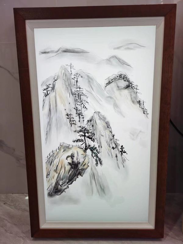 55 Inch LCD Advertising Display with 450cd/m2 Brightness and 3000:1 Contrast Ratio for Commercial Digital Signage