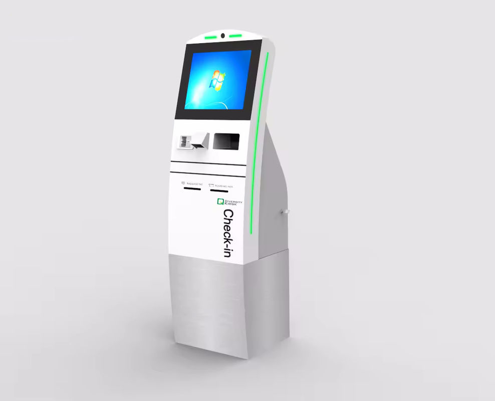 Touch screen kiosk self service POS System with Barcode Scanner and Credit/Debit/Mobile Payment