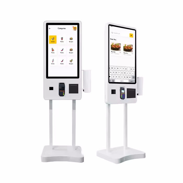 High Security Self Ordering Kiosk with 0.63mm Pixels and 178° Viewing Angle for Secure Transactions
