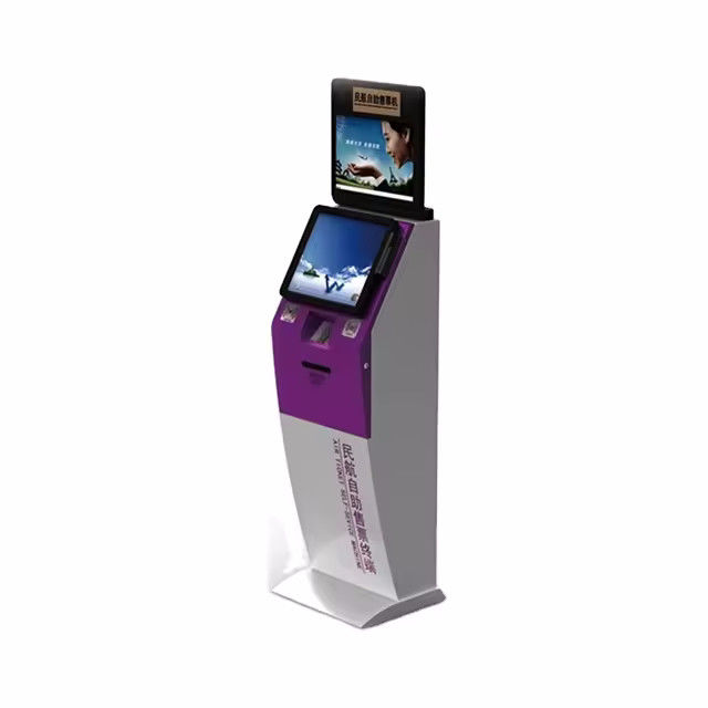 Customized Dual Payment Self Ordering Touch Screen Kiosk For Hotel And cinema