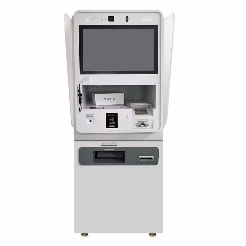 Self Service Face Recognition Kiosk With 1D/2D Scanner For Catering/Airport