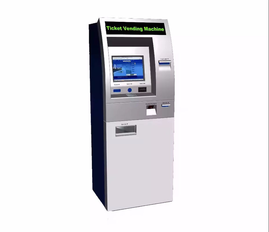 Customized Color Self Checkin Kiosk with Cash Acceptor and 21.5/24/27/32Inch Touch Screen