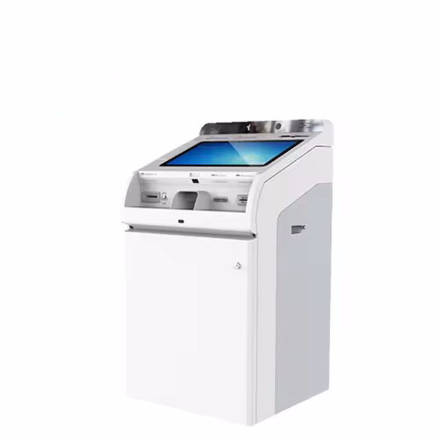 Advanced Intel Core Self Checkin Kiosk With Touch Screen Monitor And Cash Acceptor