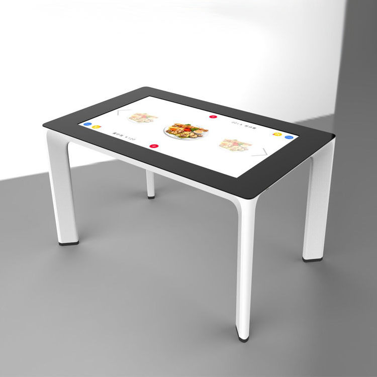 Multi-Touch Interactive Touch Screen Table with Detachable Legs and Full Glass Desktop Intel Core I5 CPU