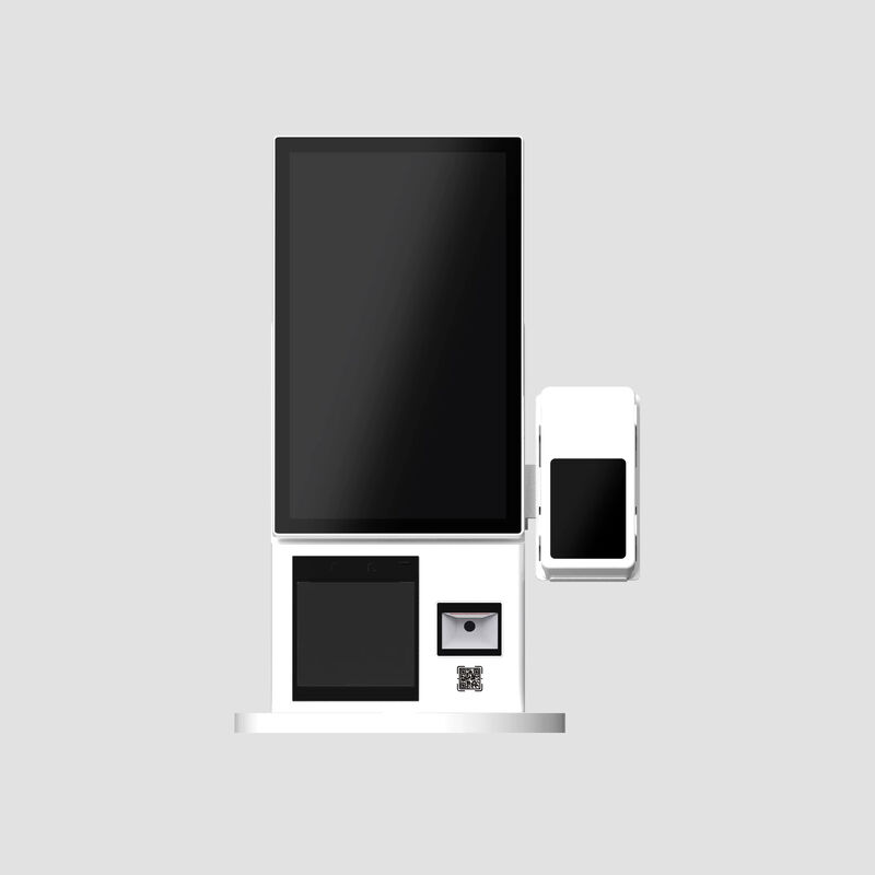 Compact and Lightweight Self Ordering Kiosk with NFC Payment and 180° Rotation Screen for Versatile Use