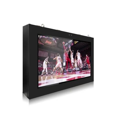 43 Inch Wall Mounted Outdoor Advertising Screen Display With 2500cd/m2 Brightness and 4G Network Android